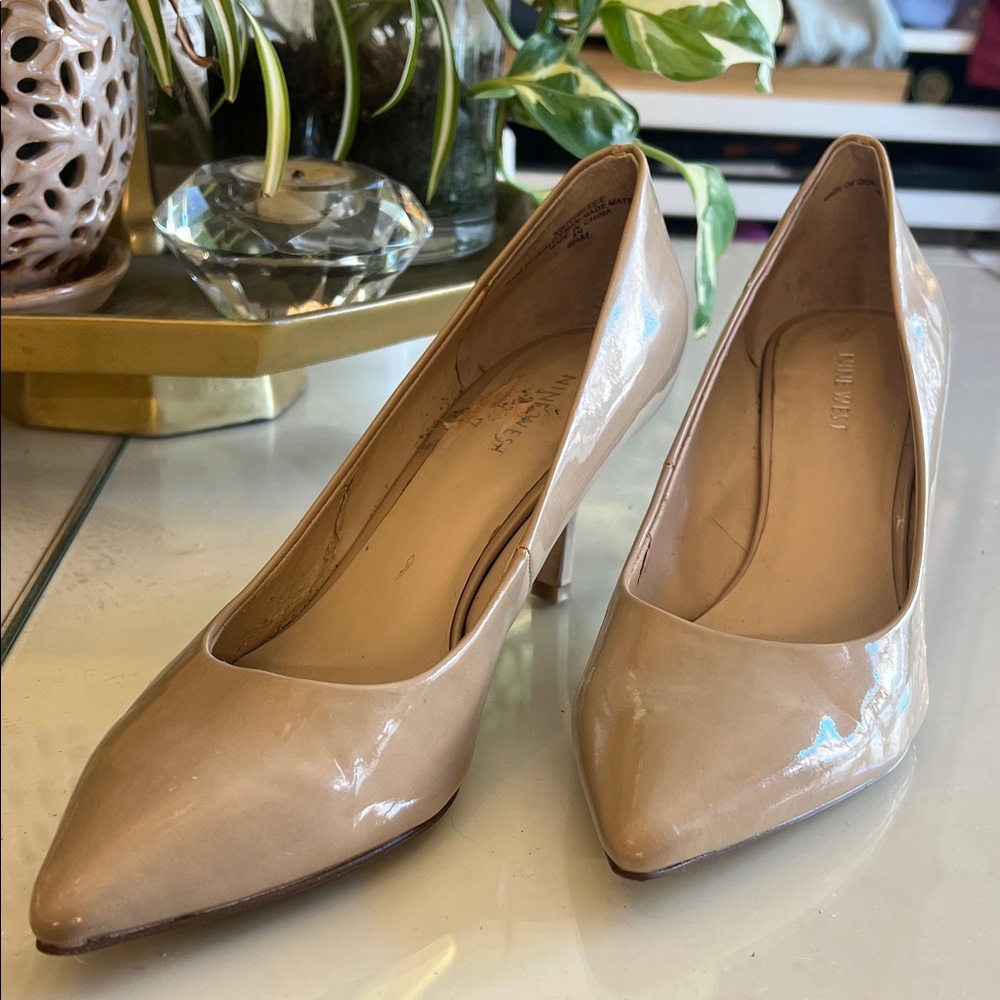 Nine West Classic Beige Heels